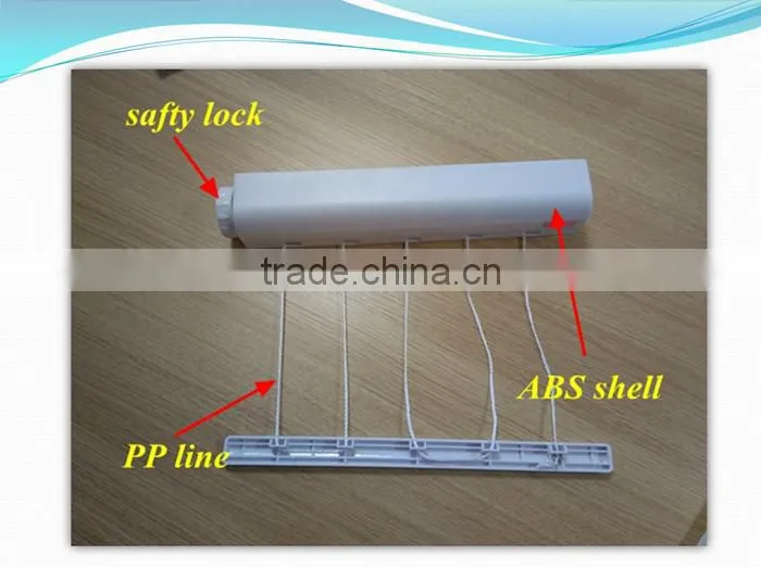 Folding Wall Mounted Clothesline Retractable