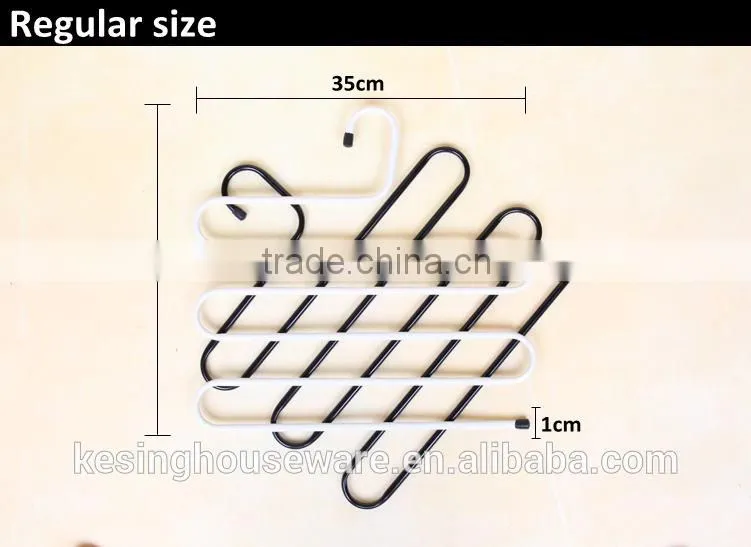 New design S-shape steel trousers hanger