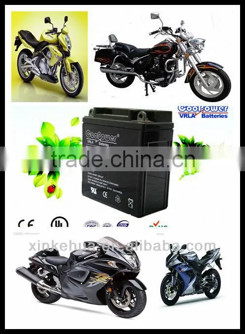 SLA/MFMotorcycle Battery 12N5-BS(12V5AH) Maintenance free motorcycle batteries