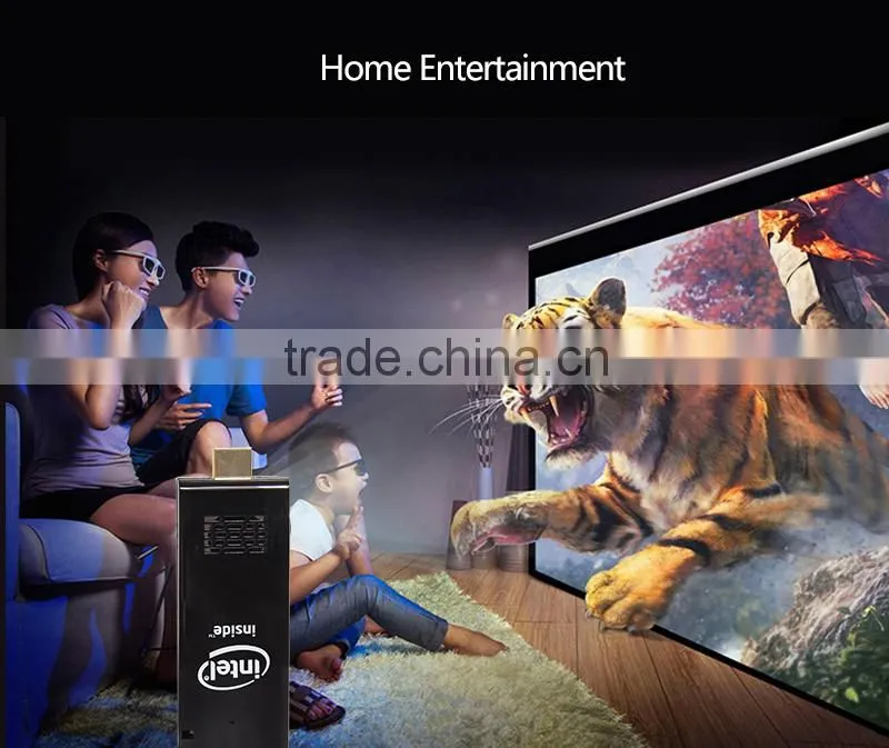 Wholesale vensmile W5 fire tv stick intel atom mini pc android tv stick 2GB+32GB quad core W5 mini pc W5 fire tv stick
