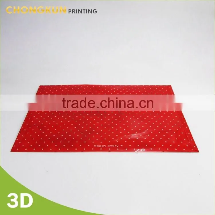 Custom plastic file folders with snap button