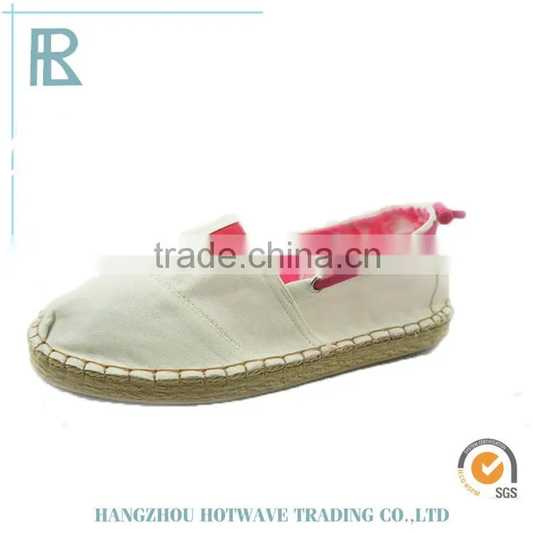 Wholesale From China Small Moq jute sole espadrilles