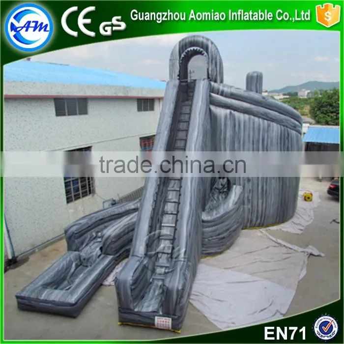 New design crazy floating banzai inflatable water slide for sale