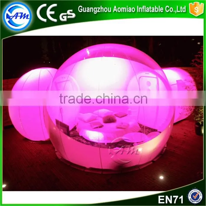 High quality inflatable dome tent bubble tent inflatable tent with rooms for party