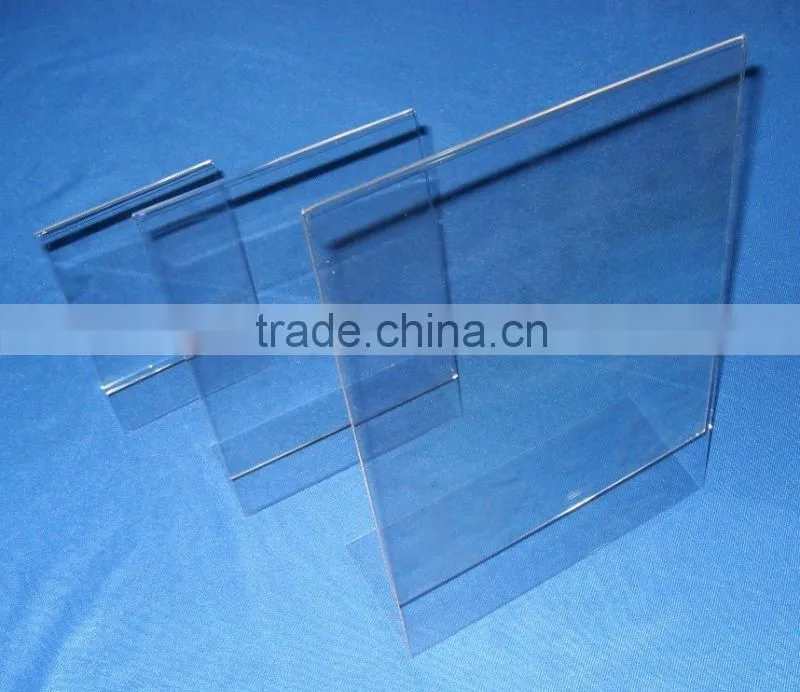 A5 Triangle Acrylic menu holder for counter display