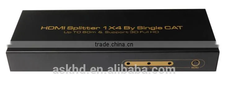 4 Port HDMI over Cat5 Extender/Splitter