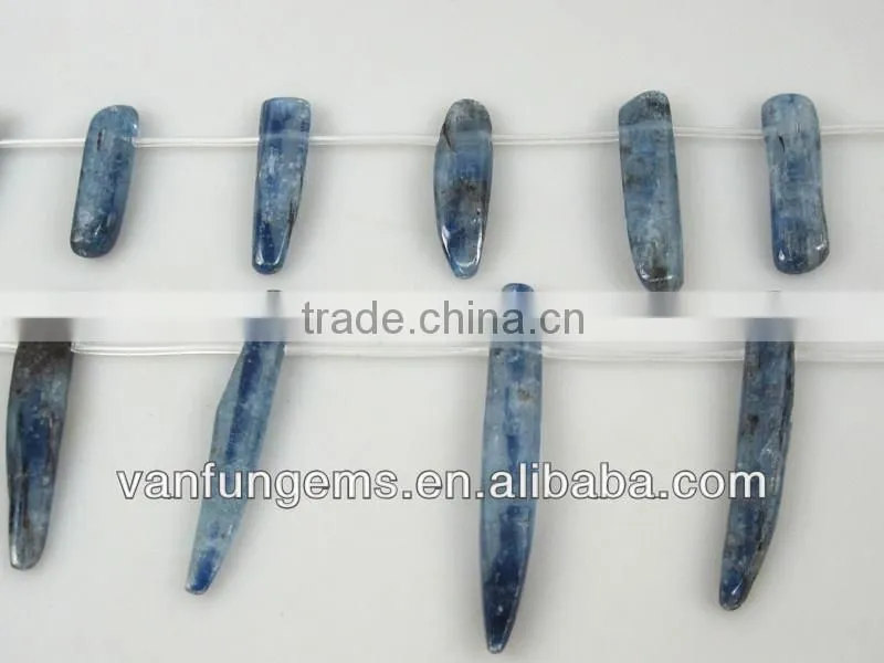 Natural old blue kianite gemstone