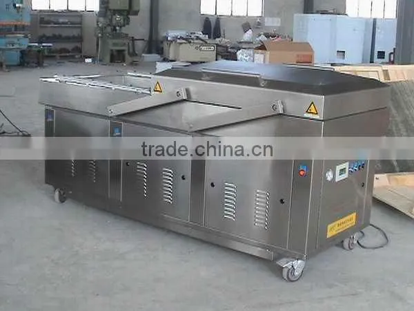 quickly-frozen foods double chamber automatic pendulum cover vacuum packing machine hand held vacuum packing with CE certificate
