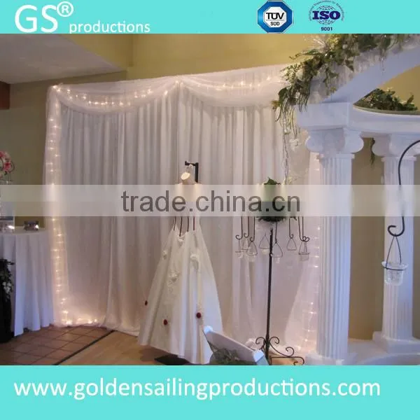 Pipe and drape system, backdrop pipe and drape for wedding