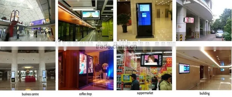 floor standing touch screen 42 inch all in one pc for shopping mall
