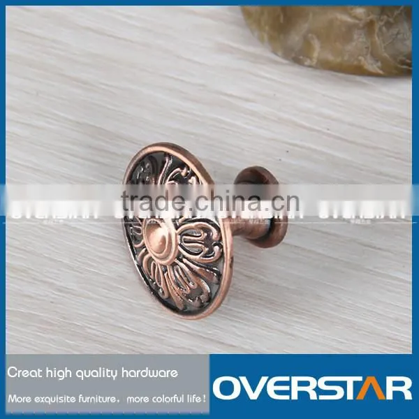 Zinc Alloy Red Cabinet Knobs