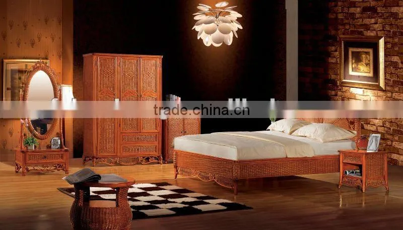 Fashionable Leisure Cane sofe table and chair set