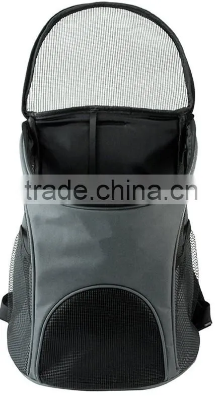 Soft-sided outdoor travel backpack for pet