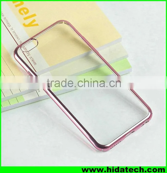 Bling colorful electroplating mobile phone cases for iphone 6 plus chrome case