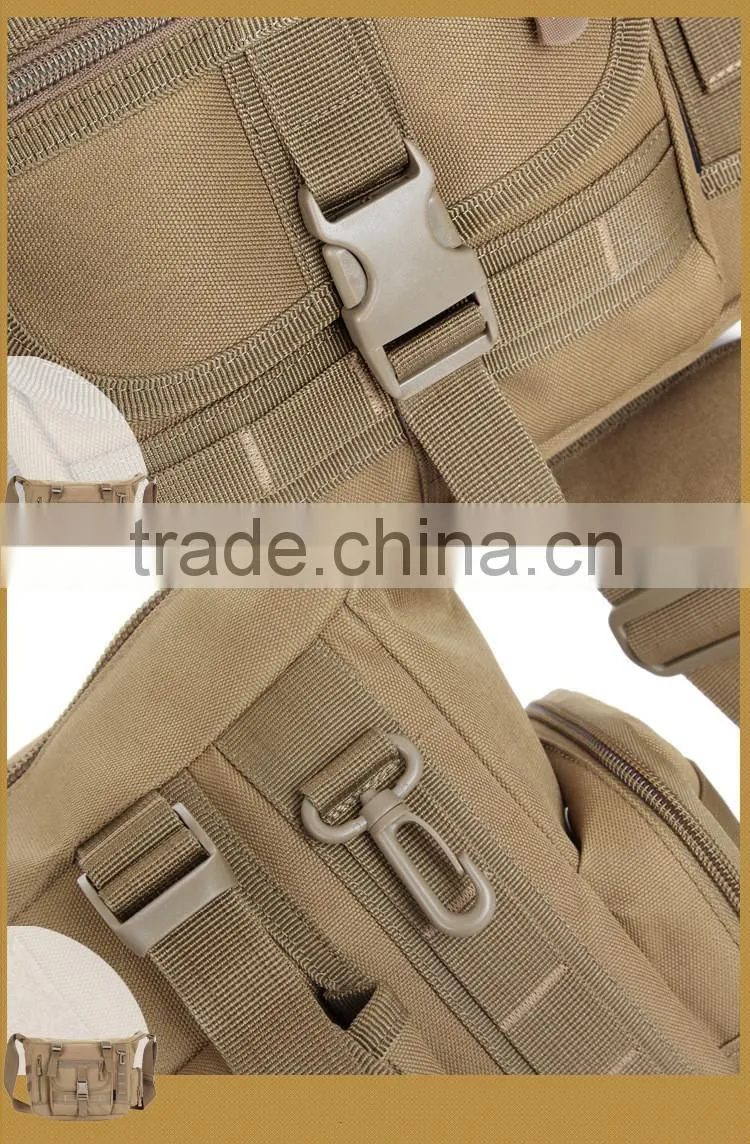 Outdoor camouflage sport molle tactical military army sling bag