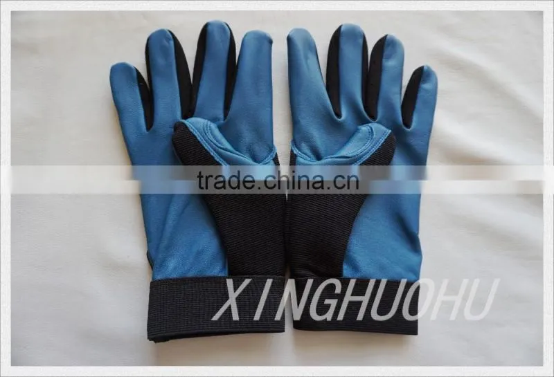 Sheepskin leather work gloves