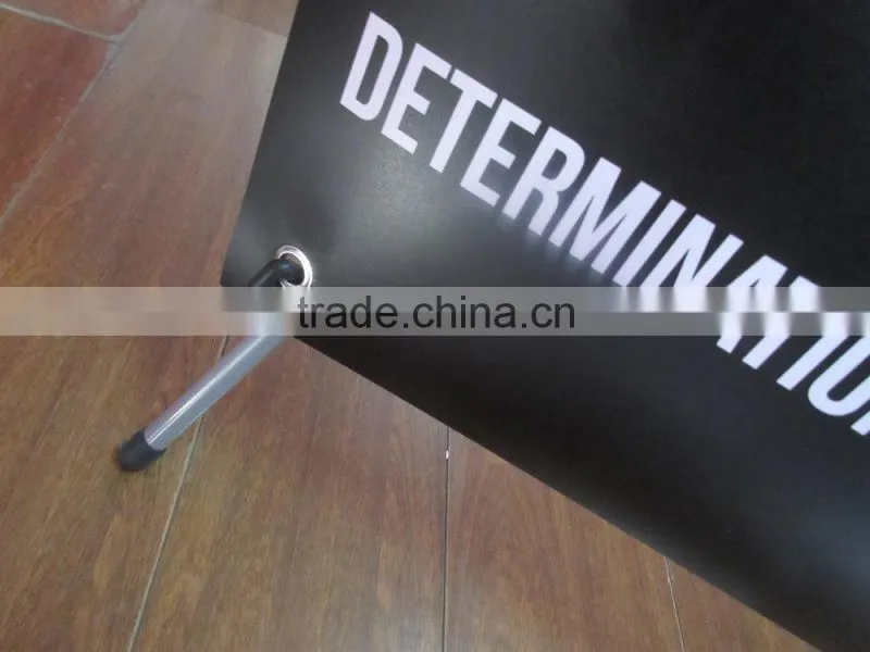 custom X display banner, portable display banner