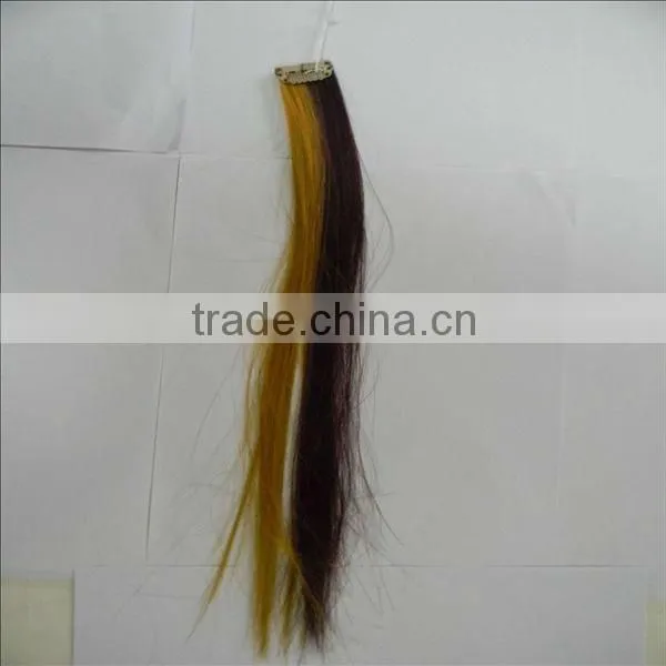 cheap strip hair extension pieces for girl