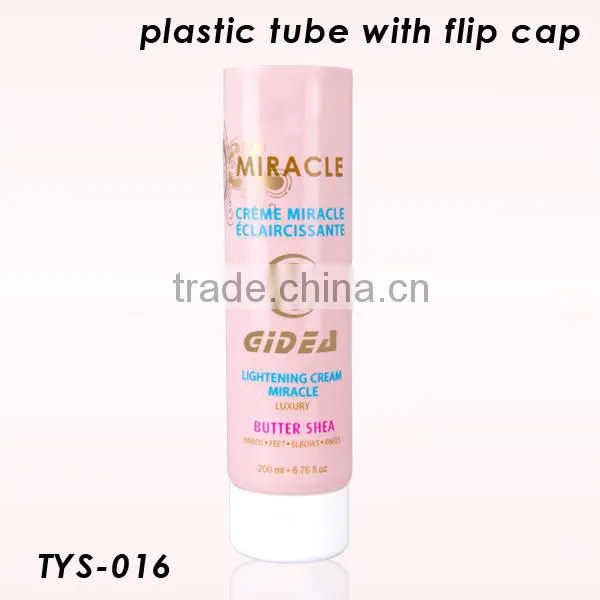 200g Pink Cosmetic Tube with Flip Top Cap