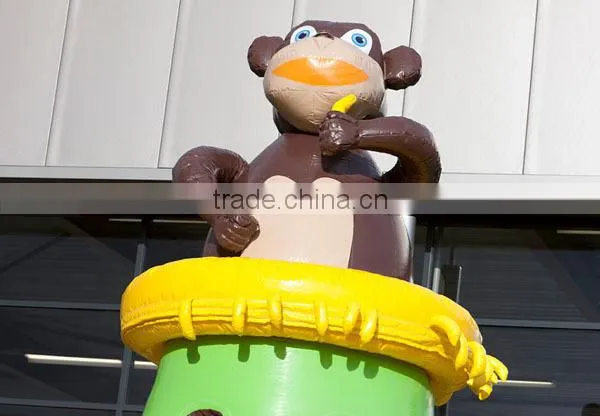 backyard kids climbing wall inflatable, new design jungle inflatable climbing wall for sale