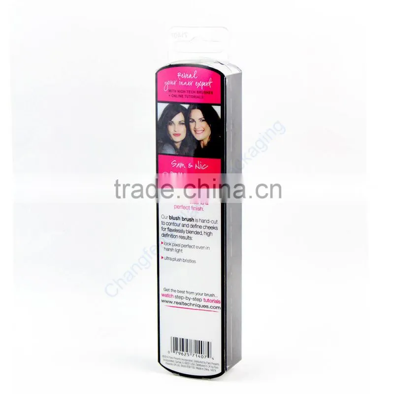 Hot Sale Blush Brush Plastic Clear Box