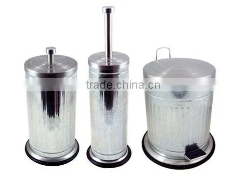 best price stainless steel round classical powder toilet cleaning brush