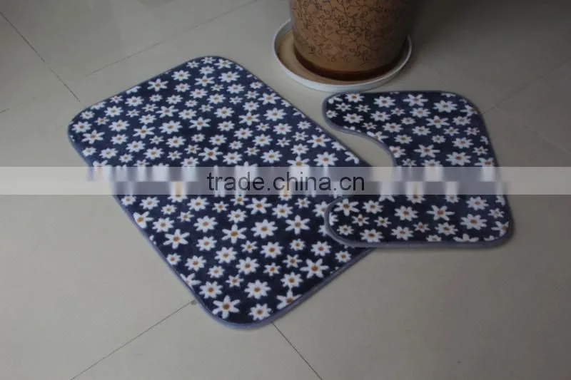 2pcs bath room mat sets