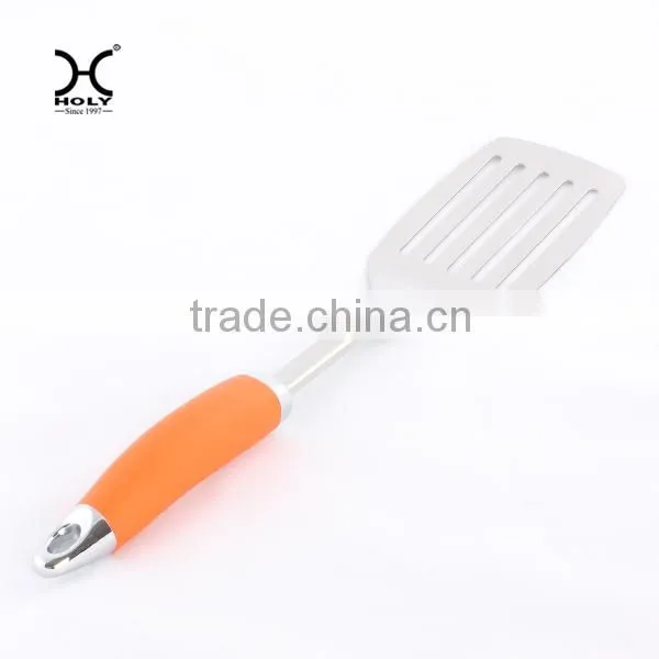 Ice cream spoon with 0range handle