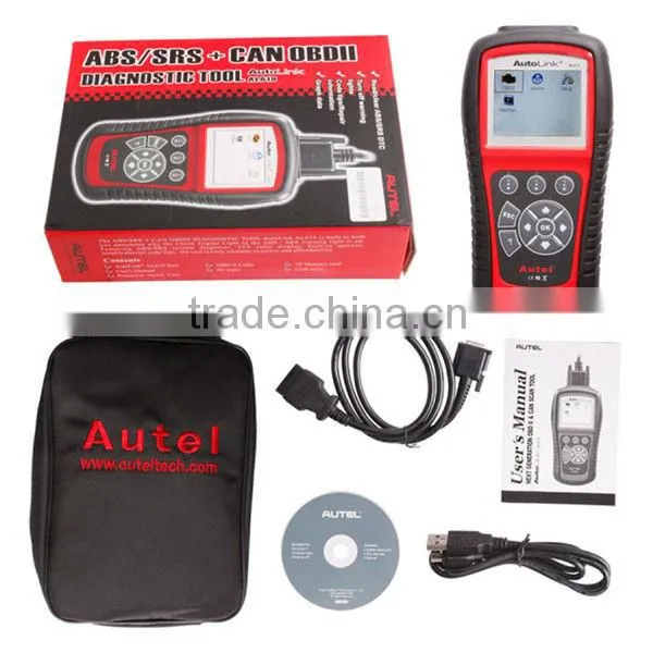 Newly Autel AutoLink AL619 ABS/SRS + CAN OBDII Diagnostic Tool Original Auto scanner 2013 hot selling