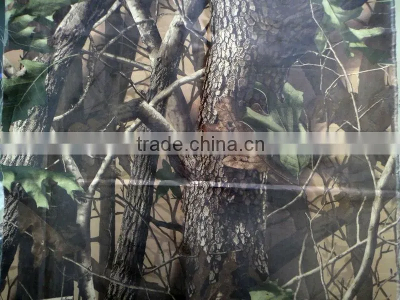 Factory price 100 polyester camo printed fabric