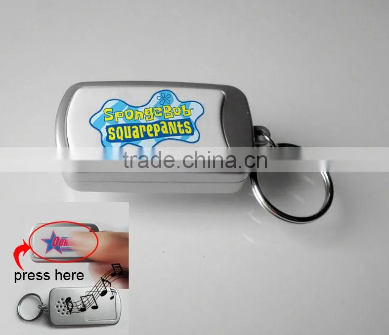 Custom music keychain talking keychains manufacturer for Promotional Gifts