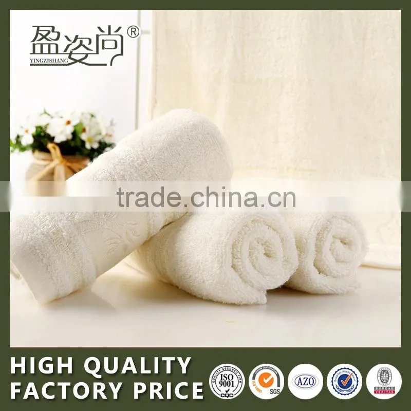 Cheap wholesale 100% cotton white face towel Hotel Monochrome small beach towel