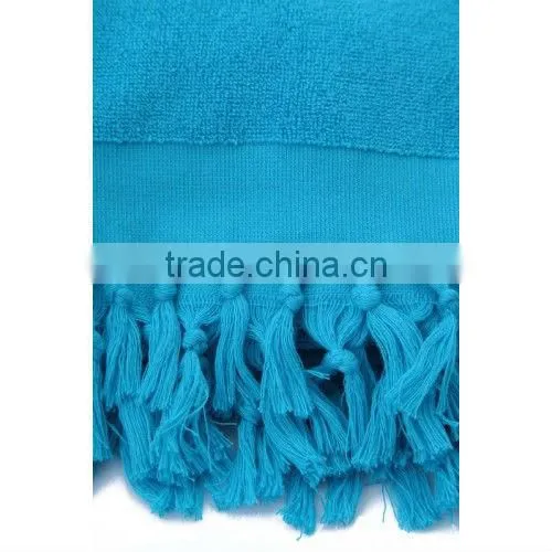 blue plain hamman towel or fouta or kikoi.kikoy towel. 100cm*180cm