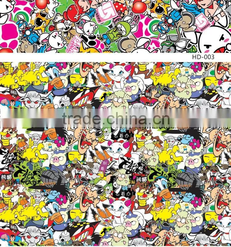 HD-008 Hot Sale Car Stickers Own Design Vinyl Bomb Sticker