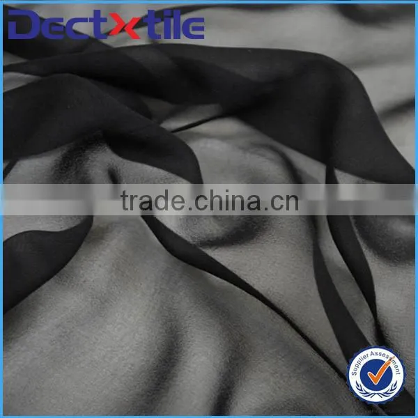 Flower printed polyester chiffon fabric for shirts