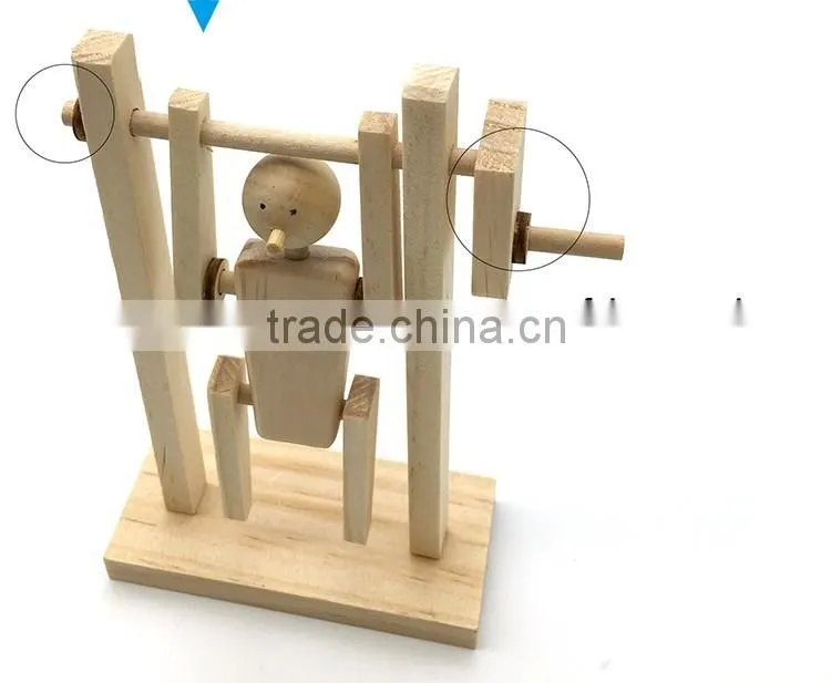 Wooden Gymnast Puzzle children educational toys