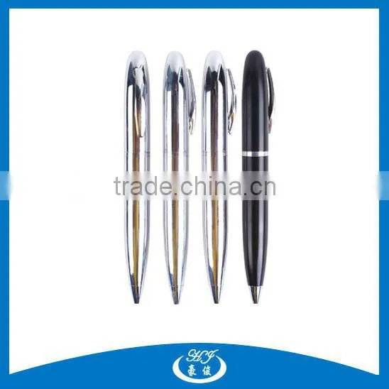 Mini Twist Metal Ball Point Pen Green and Red Metal Laser Pen