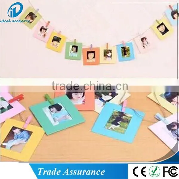 10 Frame + Clip Hanging Polaroid Film Album Fujifilm Instax Mini8/70/7s/25/50/90/sp-1
