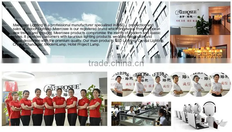 Rectangle Decorative Suspended LED Light Panel with Black or Chrome Color MD3156