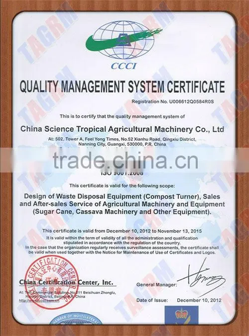 China Top selling mini rice combine harvester ISO9001 identified