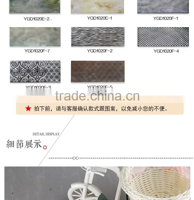 Hot sale 100*200mm glazed porcelain subway tile rustic kitchen floor tile