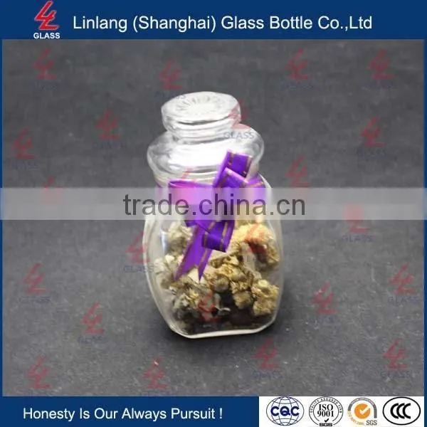 Top Grade Clear Empty Tea Storage Bottle