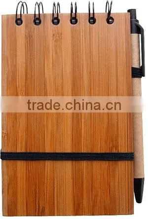 Eco-friendly wooden notebook