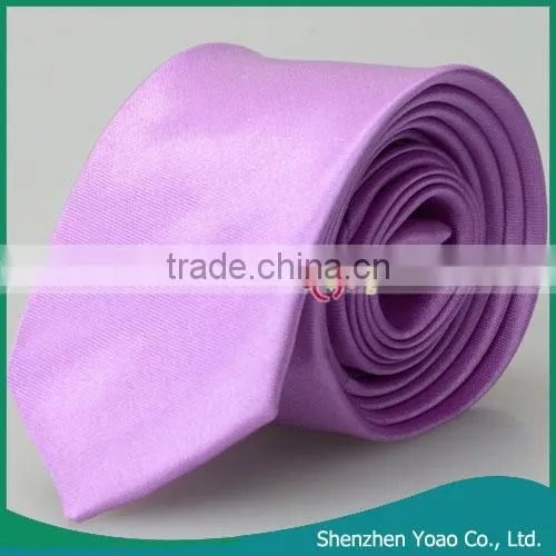 5 * 145cm Silk Neck Ties Light Purple