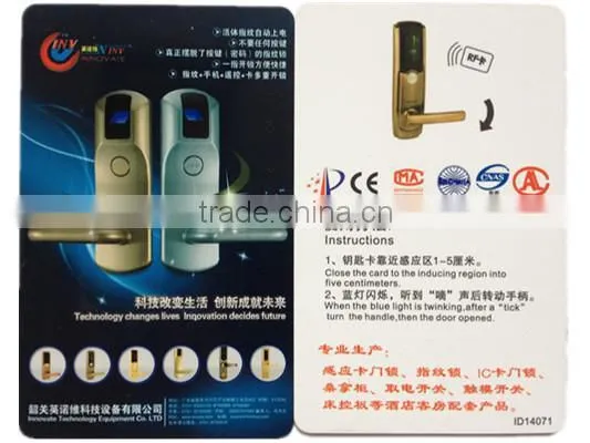 Copper hotel RFID card lock
