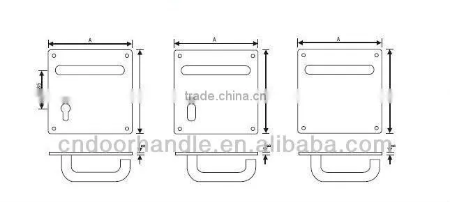 European style rust proof door locks