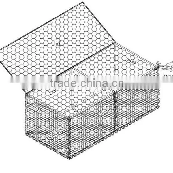 Anping Xinxiang Plastic Coated or Galvanized Wire Gabion Box
