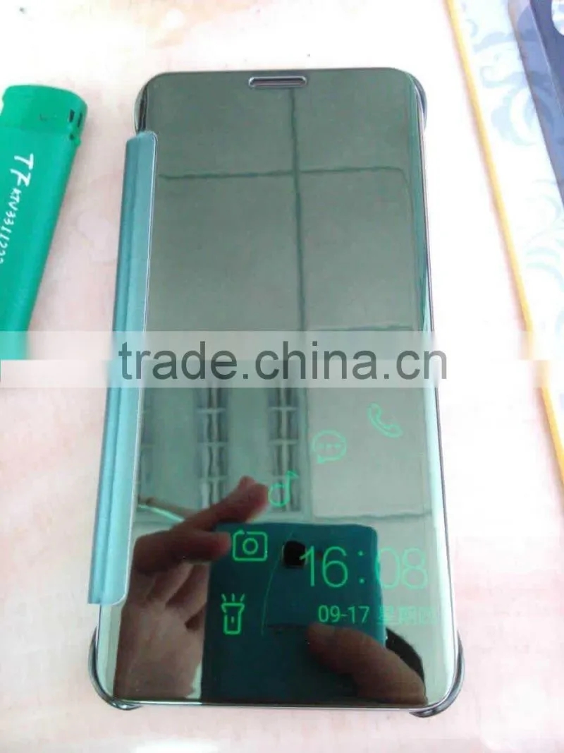 Top Grade For Samsung Note 5 Transparent Mirror View Smart Cover