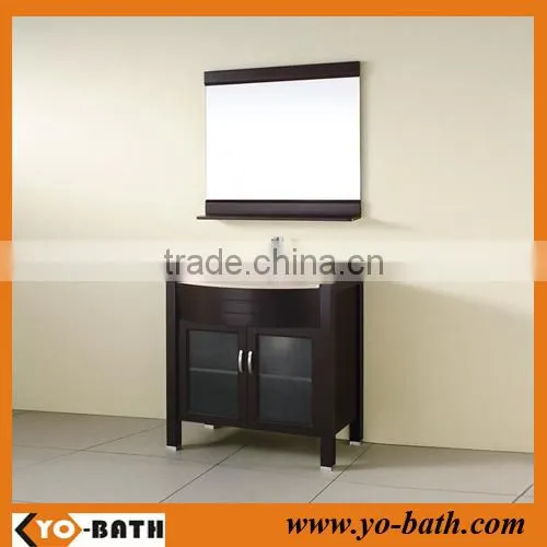 36 inch espresso marble top vanity cabinet
