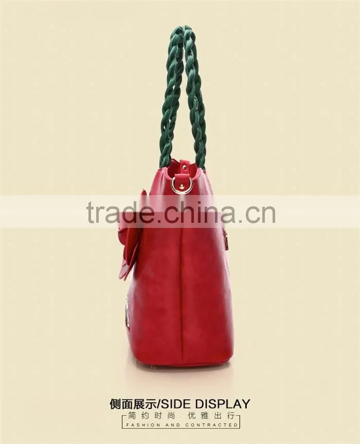 Big Tote Floral Embroidery Sling Bags New Style Ladies Handbags